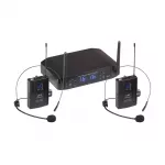 Soundsation WF-U216PP dviejų kanalų UHF belaidžio mikrofono sistema 520-550MHz