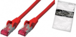 shiverpeaks BS75711-A0.25R - RJ-45 - RJ-45 - M&auml;nnlich/m&auml;nnlich - Cat6a - S/FTP (S-STP) - Rot (BS75711-A0,25R)