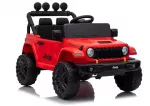 LEAN CARS Jeep Rubicon DK-JWR558 24V Raudonas elektrinis automobilis