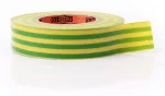 REPERO 711E Geltonai-žalia PVC elektros izoliacinė juosta 19 mm x 20 m
