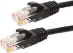 DSIT DC-60-075 CAT6 U/UTP tinklo kabelis, 7,5 m, juodas, 100% varis