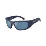 Arnette AN4358 275922 vyri&scaron;ki stačiakampiai akiniai nuo saulės, matiniai juodi rėmeliai, pilki lę&scaron;iai, 58 mm