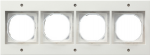 GIRA TX_44. Produktfarbe: Wei&szlig;, Material: Thermoplast, Design: konventionell. Breite: 110 mm, H&ouml;he: 300 mm, Dicke: 1,63 cm (021466)