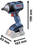 Bosch Professional GDS 18V-300 Akku-Drehschlagschrauber 18 V ohne Akku (06019D8200)