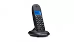 Belaidis telefonas Motorola C1001CB Juodas &ndash; DECT ragelis su 1,6 colio ekranu