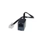 S/CONN 6m RJ11 juodas permatomas kabelis TC 70226 ShiverPeaks