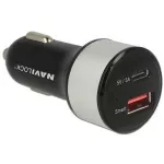 Automobilinis įkroviklis Navilock 62782 Universal Black DC Auto