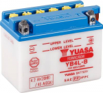 Yuasa Motorradbatterie YB4LB DC 12 V 4 Ah Passend f&uuml;r Motorr&auml;der, Motorroller, Quads, Jetski, Schneemobile, Aufsitz-Ras (YB4LBDC)