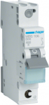 Hager MBS106. Nennstrom: 6 A, AC Eingangsfrequenz: 50/60 Hz. Typ: B-type, Module Menge (max): 1 Modul(e). Breite: 17,5 mm, Tiefe: 70 mm, H&ouml;he: 83,4 mm (MBS106)