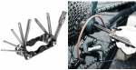 LogiLink Fahrrad-Multifunktionswerkzeug, 9-teilig Mini-Klappwerkzeug f&uuml;r Fahrr&auml;der, bestehend aus: - 1 St&uuml;ck (WZ0071)