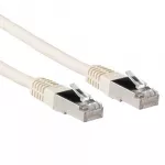 ACT Ivory 5 m LSZH SFTP CAT6A jungiamasis kabelis su RJ45 jungtimis