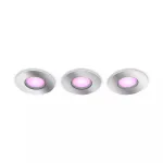 Philips Hue White and colour ambience Trijų rinkinys Xamento įleidžiamasis prožektorius