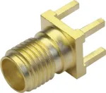Teleg&auml;rtner SMA lizdas PCB montavimo jungtis, 50 omų, auksuota, Z79 serijos J01151A0931