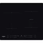 Whirlpool WB S2560 NE juoda įmontuojama 59 cm indukcinė kaitlentė su 4 zonomis