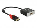 DELOCK Adapterkabel DisplayPort 1.2 Stecker > HDMI 2.0 Buchse schwarz 4K 60Hz Aktiv