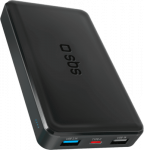 SBS TTBB10000FASTK - Schwarz - Universal - Rechteck - Lithium Polymer (LiPo) - 10000 mAh - USB
