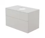 DEANTE CREA Praustuvo spintelė su stalvir&scaron;iu 600x450x570 mm Balta MDF/Keramika