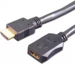 HDMI kabelis e+p HDMV 402 2 m tipo A ki&scaron;tukas į lizdą juodas