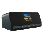 IcyBox 11 viename doko stotelė su Power Delivery įkrovimo prievadais ir dideliu LCD ekranu, su 160 W GaN įkrovimo adapteriu