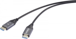 SpeaKa Professional HDMI Glasfaser Anschlusskabel HDMI-A Stecker Stecker 10 m Schwarz (SP-12842660)