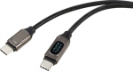 Renkforce USB-Kabel USB 2.0 USB-C&reg; Stecker, USB-C&reg; Stecker 0.50 m Silber (metallic) RF-6249292 (RF-6249292)