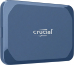 SSD Crucial X10 1TB USB Type-C USB 3.2 Gen 2x2 mėlynas