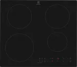 Electrolux Serie 500 EIT60433CT Juoda įmontuojama 60 cm indukcinė kaitlentė su 4 zonomis