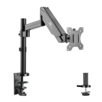 Maclean MC-775 monitor mount / stand 81.3 cm (32) Grey Desk