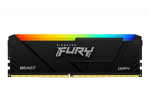 Operatyvinė atmintis Kingston Fury Beast RGB 16GB DDR4 3600MHz CL18