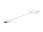 USB-C to 3.5 MM AUDIO Adapter + USB-C white cable