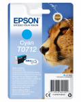 EPSON T0712 ink cartridge cyan standard capacity 5.5ml 1-pack blister without alarm
