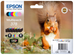 Epson Multipack 378 - 6er-Pack - Schwarz, Gelb, Cyan, Magenta, hell Magenta, hell Cyan - Original - Blisterverpackung - Tintenpatrone (C13T37884010)