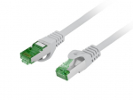Patchcord cat.7 S/FTP LSZH CU 0.5m grey fluke passed