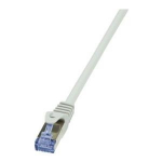 LogiLink Patchkabel PrimeLine,Cat.7 Rohkabel, S/FTP, 20,0 m, grau geschirmt (PIMF), 4 x 2 AWG 26/7, Belegung: 1:1, Kupferader, - 1 St&uuml;ck (CQ4112S)