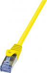 Logilink PrimeLine - Patch-Kabel - RJ-45 (M) - RJ-45 (M) - 1 m - SFTP, PiMF - CAT 6a - gepresst, glatt, halogenfrei - Gelb (CQ3037S)