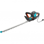 Gardena Elektro-Heckenschere ComfortCut 600/55, 55 cm, Doppelte Klinge, 2,7 cm, Orange, Schwarz, Blau, 3,1 m/s&sup2;, 85 dB