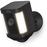Ring Spotlight Cam Plus Battery - IP-Sicherheitskamera - Outdoor - Kabellos - Decke/Wand - Schwarz - Box