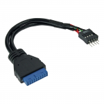 InLine - Internes USB-Kabel - 19-polige USB3.0-Stiftleiste (W) - IDC, 8-polig (M) - 15 cm (33446I)