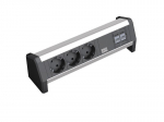 Bachmann Desk 1 power extension 3 AC outlet(s) Black