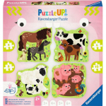 Puzzle UP! - Bauernhoftiere (4, 6, 8 und 10 Teile)