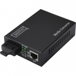 Digitus Professional DN-82121-1 - Medienkonverter - 10Base-T, 1000Base-LX, 100Base-TX, 1000Base-T - RJ-45 / SC-Einzelmodus - extern - bis zu 10 km - 1310 nm (DN-82121-1)