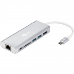 Wentronic goobay - Docking Station - (USB-C) - 10Mb LAN (76788)