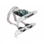 DeLOCK - Adapter Parallel/Seriell - PCIe 1,1 Low-Profile - parallel x 1 + seriell x 2 (90413)