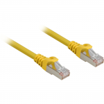 Patchkabel RJ45 Cat.6a SFTP (gelb, 1 Meter, LSOH (Halogenfrei))
