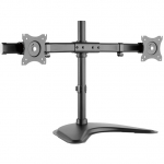 HAGOR HA FS - Befestigungskit (Halterung f&uuml;r Schreibtisch) - f&uuml;r 2 LCD-Displays - Schwarz - Bildschirmgr&ouml;&szlig;e: 38-68 cm (15-27)