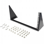 StarTech.com 5HE Vertikales Wandmontage-Rack - 19 Zoll Low Profile Open Wall Mounting Bracket - Netzwerk/Serverraum/Daten/AV/IT/Patch Panel/Kommunikations-/Computerger&auml;te - mit K&auml;figmuttern/Schrauben (RK519WALLV)