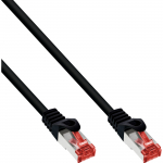InLine Patchkabel - S/FTP (PiMf) - Cat.6 - 250MHz - PVC - Kupfer - schwarz - 30m