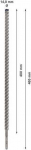Bosch Expert SDS-plus-7X - Bohrer - f&uuml;r Granit, Festbeton, Gneis, ausgeh&auml;rteter Stahlbeton - Hammereinsatz - 18 mm - SDS-plus - L&auml;nge: 450 mm