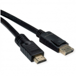 ROLINE 11.04.5776 Videokabel-Adapter 7,5 m HDMI Typ A (Standard) DisplayPort Schwarz (11.04.5776)