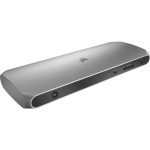 Corsair TBT100 Thunderbolt&trade; 3 Dock - 2x USB-C 3.1, 2x USB-A 3.1-Anschl&uuml;sse, 2x HDMI-Ports, 3,5-mm-Audio-Kombianschluss - Gigabit-Ethernet - SD-Kartenleser - Mac-und Windows-Kompatibel - Aluminium (CU-9000001-EU)
